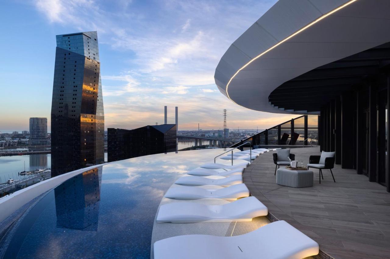 เมลเบิร์น แมริออท โฮเทล ด็อกแลนด์ส Hotel ภายนอก รูปภาพ Skyline pool