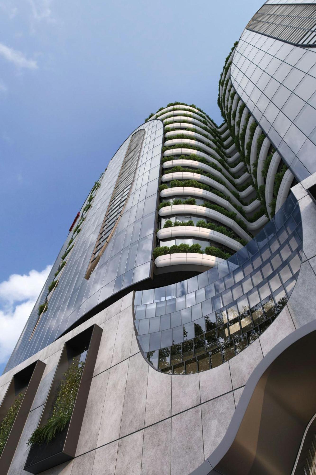เมลเบิร์น แมริออท โฮเทล ด็อกแลนด์ส Hotel ภายนอก รูปภาพ The proposed One River North